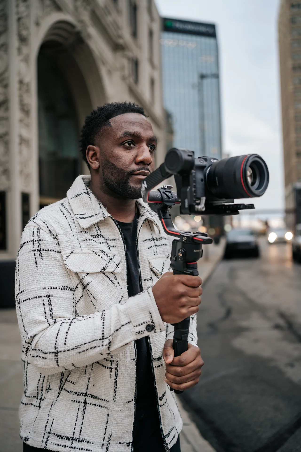 Behind the camera on a JW Media shoot